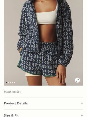 Anthropologie Printed Jacket